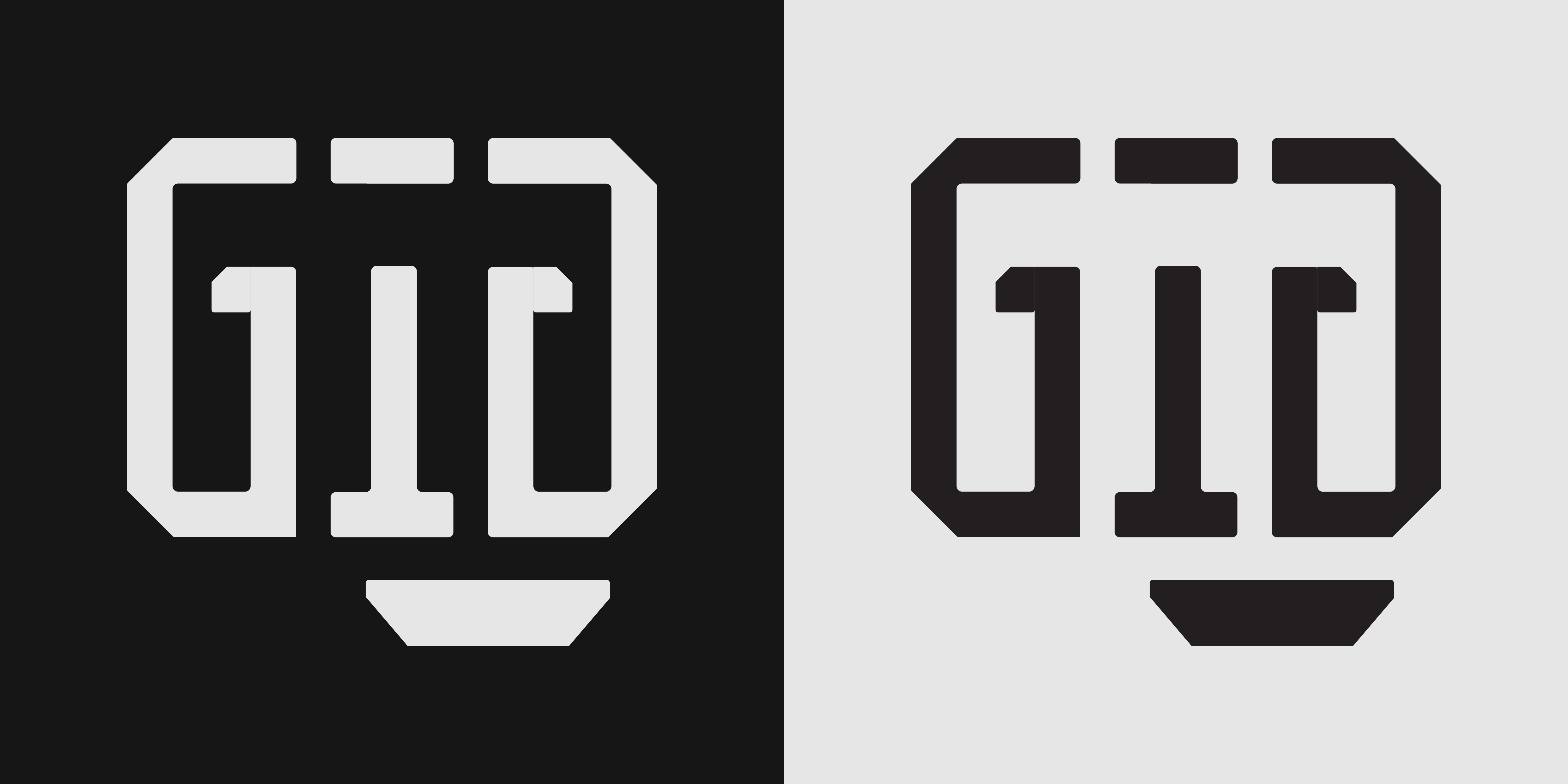 Square Cut Fistbump Logo Design