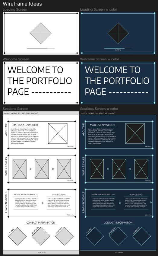 Portfolio Prototype 1